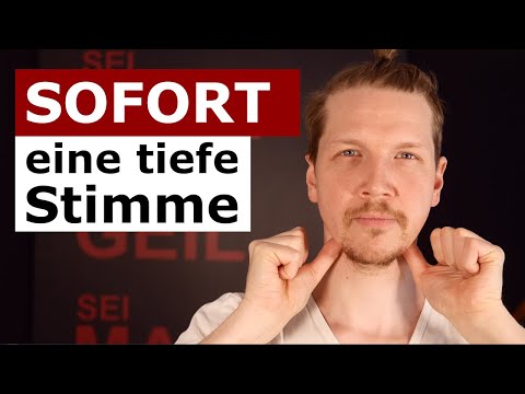 Wie du in 3 Minuten eine tiefe Stimme bekommst | Männlichkeit stärken